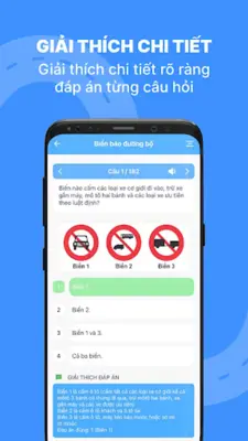 Ôn thi GPLX (600 câu hỏi) android App screenshot 4