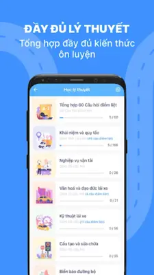 Ôn thi GPLX (600 câu hỏi) android App screenshot 6